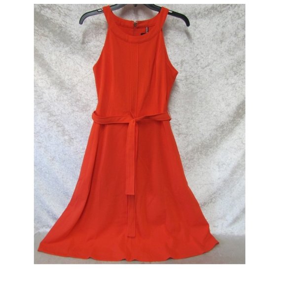 Tommy Hilfiger Women's Belted Flare Dress size 10 NEW - Picture 3 of 11